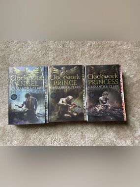 Clockwork Angel/Prince/Princess Trilogy by Cassandra Clare - Dark Bronze Covers